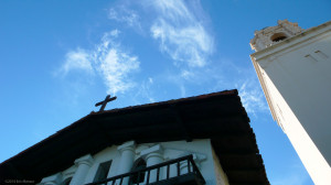 church and blue sky